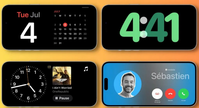 衡水苹果手机维修分享iOS17横屏充电待机显示有什么好处 