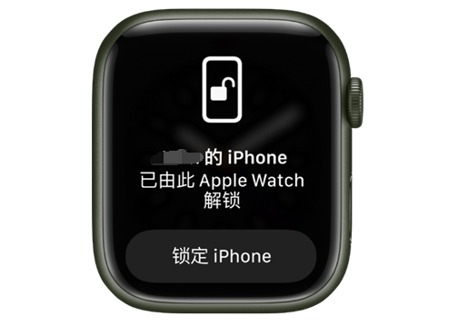 衡水苹果手机维修分享用 AppleWatch 解锁配备面容 ID 的 iPhone方法 