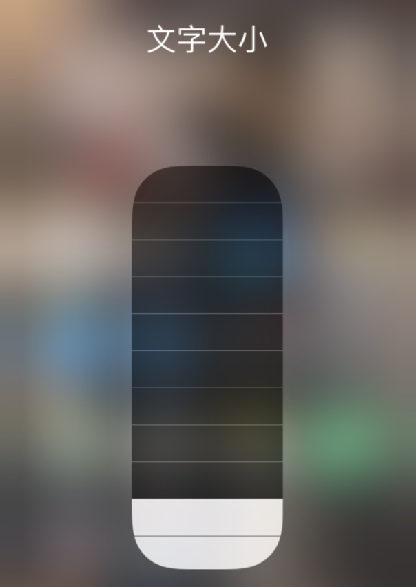 衡水苹果手机维修分享小技巧：在 iPhone 控制中心快速调节字体大小 