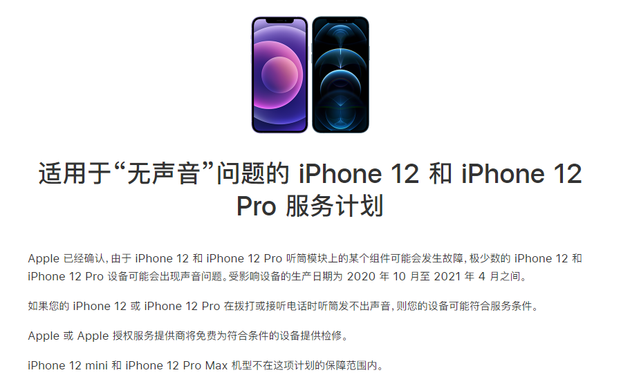 衡水苹果手机维修分享iPhone 12/Pro 拨打或接听电话时无声音怎么办 